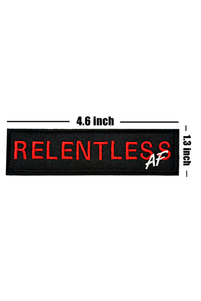 QUİCKPREP Relentless AF مطرز Peç - رقعة فيلكرو (4.6 × 1.3 بوصة)