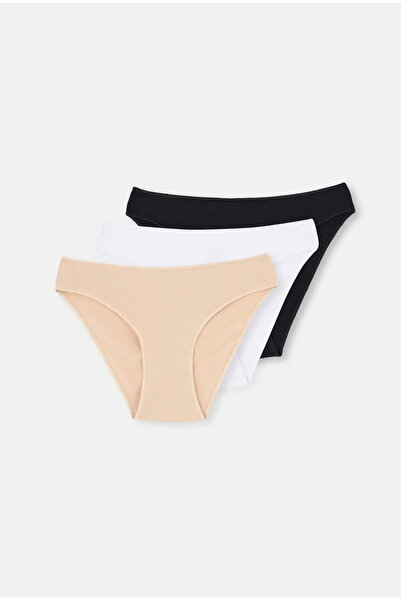 Dagi Femei, talie joasă , 3-pachet fără cusături, Slip/Chiloți