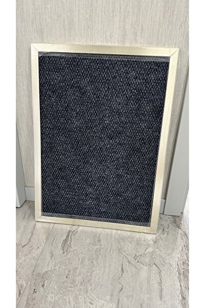 Saule Çerçeveli paspas 50*70 (gümüş -siyah)