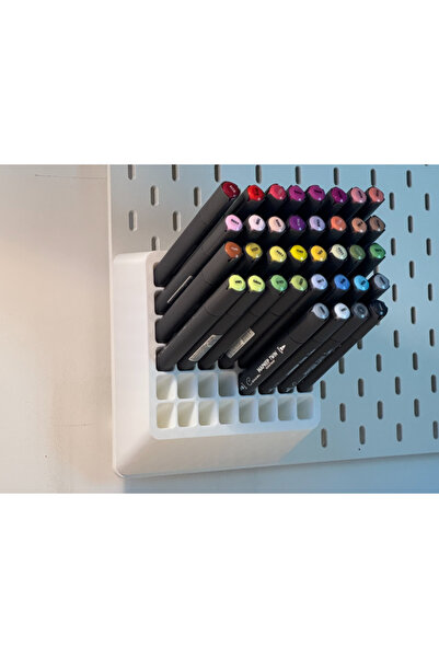 DU&ER Skadis Compatible Pegboard Marker and Pen Holder – Wall Panel Organizer