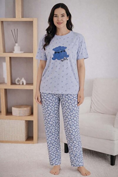 Pemilo طقم بيجامة أوسلو بأكمام قصيرة للنساء 1905-6