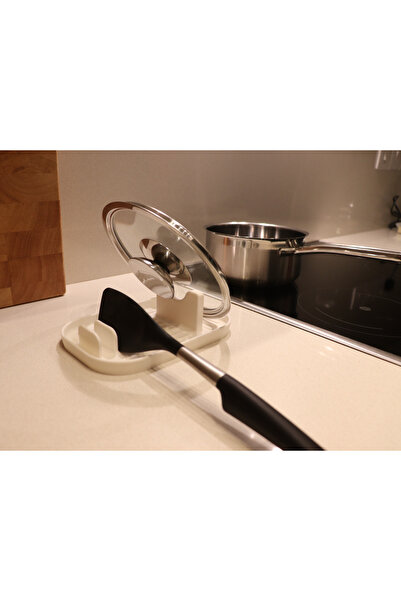Onflow Kitchen Utensil Holder – Spoon and Spatula Rest Stand – Countertop Spo...