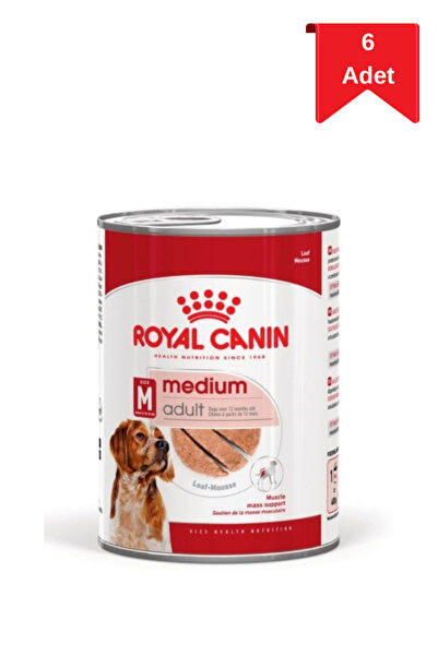 Royal Canin Loaf Mousse Orta Irk Ezme Yetişkin Köpek Konservesi 410 Gr X 6 Adet
