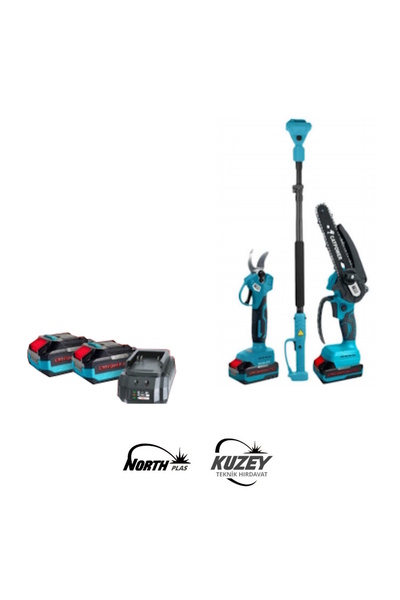 CATPOWER EL ALETLERİ Cat power 3lü set Uzatma kolu +Bağ Makası+Dal Kesme