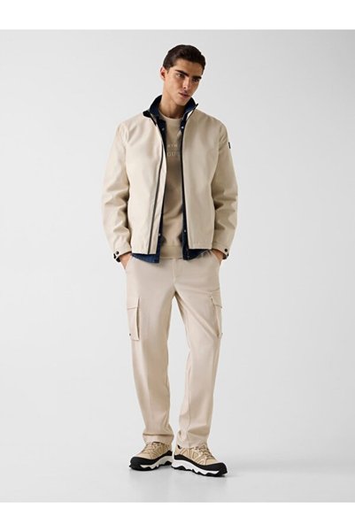 Guess KREM ERKEK KARGO PANTOLON