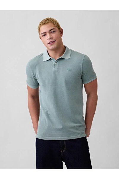 GAP Logo Piqué Polo Yaka tricou Guler polo pentru bărbați tricou