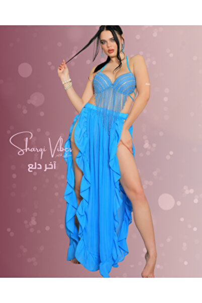 Sharqi Vibes Oriental Belly Dance Costume Outfit Suit - Butterfly