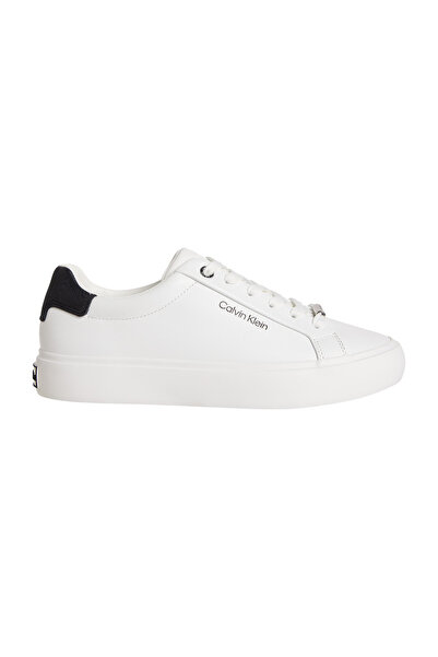 Calvin Klein Women's Vulc Laceup Lth Moire Bt Shoes Hw0Hw027470K5