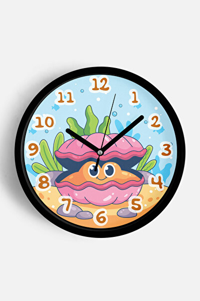 JHAAR Ceas de perete drăguț pentru camera copiilor cu tematică de midii/sitre...