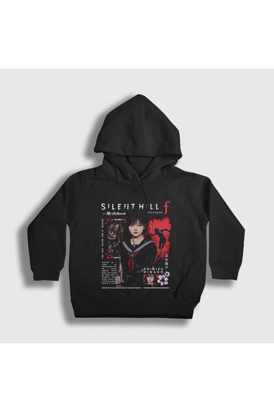 Presmono Unisex Kids Black Shimizu Hinako Silent Hill F Hooded Sweatshirt 609...