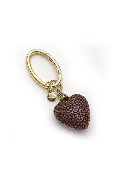 Mon Reve Heart Icon Gold Plated Heart Charm Bag Accessory