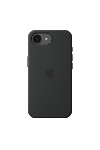 Apple iPhone 17e için MagSafe özellikli Silikon Kılıf – Siyah
