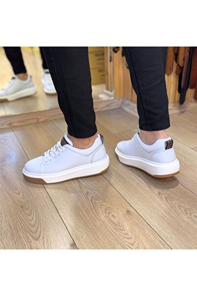 Parlak Kalın Taban Günlük Sneakers Ayakkabı