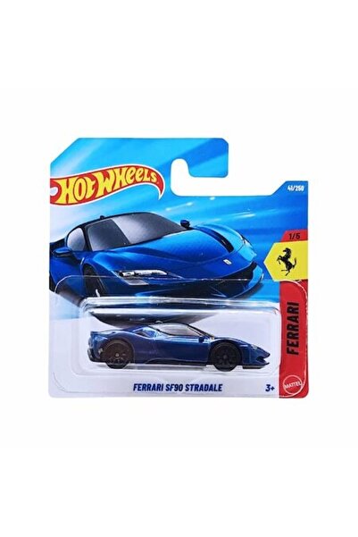 HOT WHEELS Mașină, Ferrari SF90 Stradale, albastru, scară 1:64