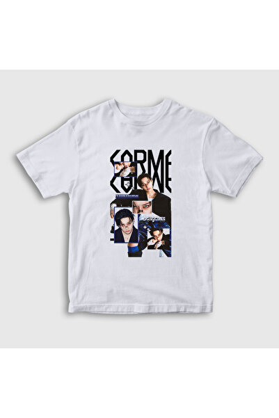 Presmono Copii unisex albi Karma Bang Chan BangChan Stray Kids tricou 607079tt