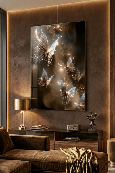 Ahsen resim çerçeve Tablou din sticlă rezistentă la spargere 5mm (grosime) - ...