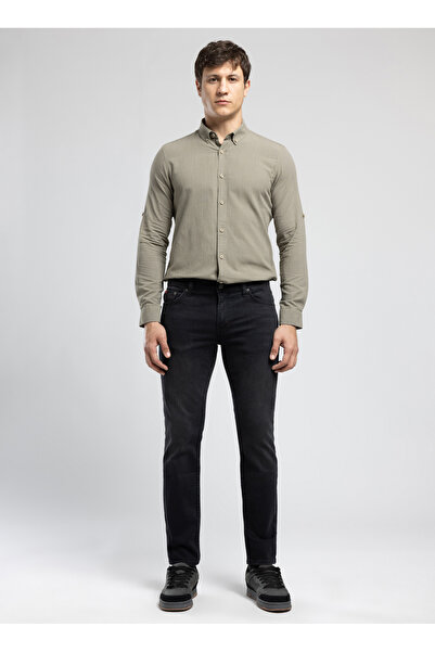Lee Cooper Normal Bel Slim Straight Antrasit Erkek Denim Pantolon 262 LCM 121...