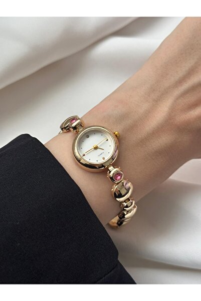 MERW Janis Model Gold Color Metal Cord Vintage Series Women's Wristwatch