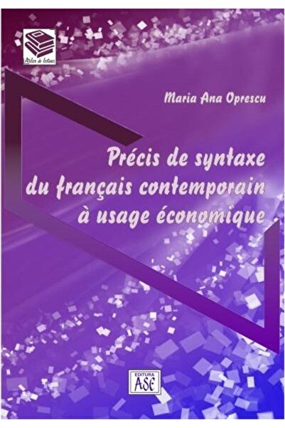 ASE Le Precis de syntaxe du francais contemporain a us