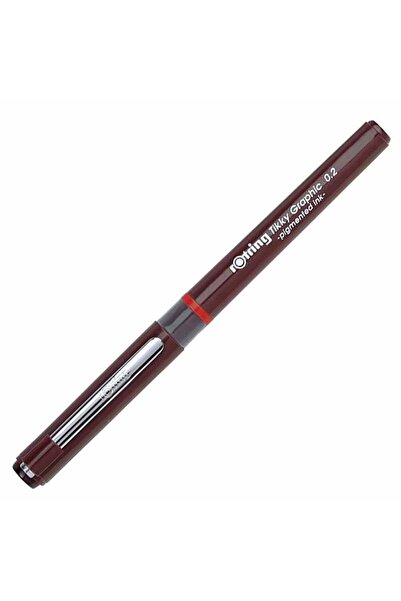 Rotring قلم رسم تيكي جرافيك تكنيك أسود 0.2 ملم