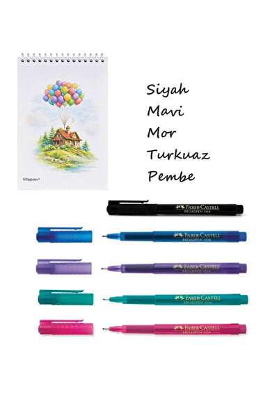 kitapsev A6 Блокнот і набір кулькових ручок Broadpen