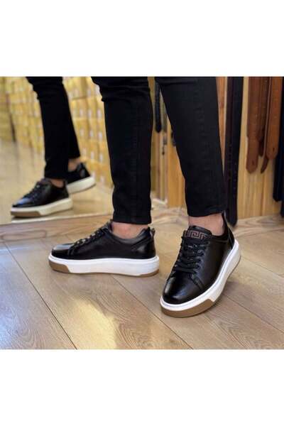 Parlak Kalın Taban Günlük Sneakers Ayakkabı