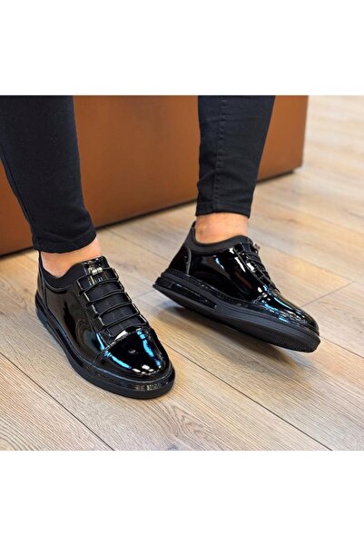 Parlak Hakiki Deri İthal Taban Ayakkabı