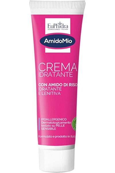 Euphidra Cremă hidratantă AmidoMio cu amidon de orez și acid hialuronic, 50 ml,