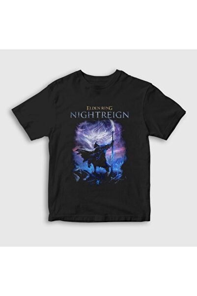Presmono Unisex Kids Black the Wylder Elden Ring Nightreign T-Shirt 610252Tt