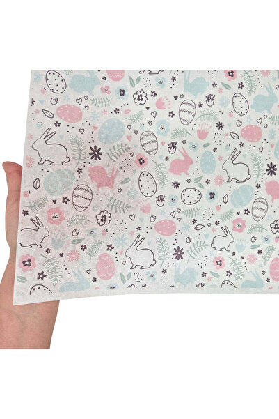 Papette Set 100 buc Hârtie de mătase model Paște Bunny Garden 28g – format 50...
