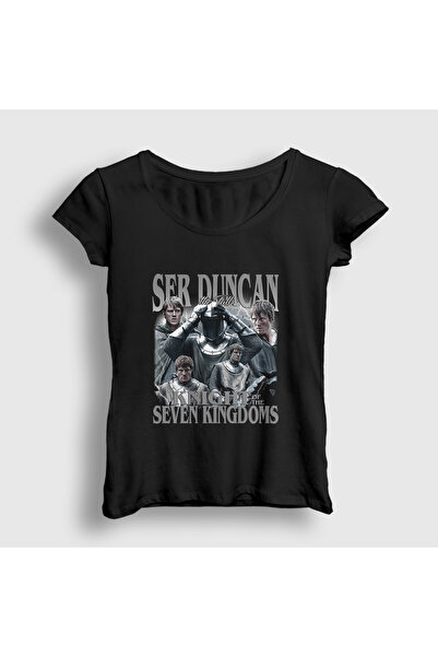 Presmono Women's Black Ser Duncan a Knight of the Seven Kingdoms T-Shirt 6093...