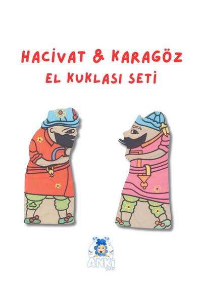 AnkiToys Hacivat & Karagöz El Kuklası Seti