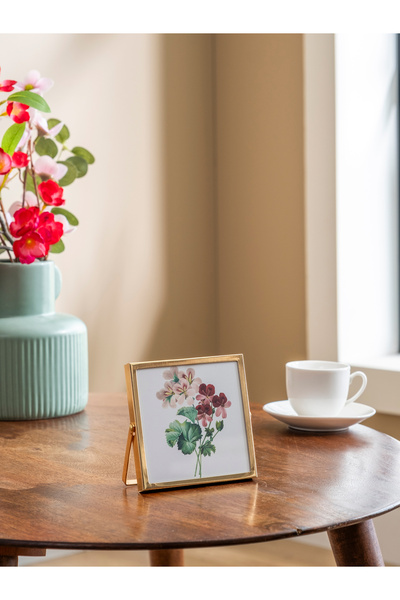 Eq deco Golden Line 10x10 Fotoğraf Çerçevesi Masaüstü Dekoratif Çerçeve