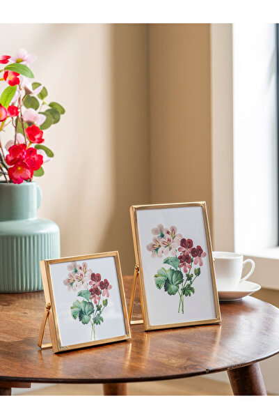 Eq deco Golden Line 10x15 ve 10x10 Fotoğraf Çerçevesi Masaüstü Dekoratif Çerç...