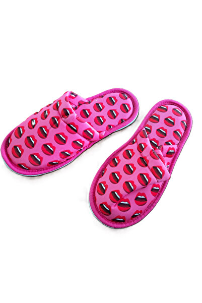 Kotonia Home slippers - size 38-40, Kiss decoration