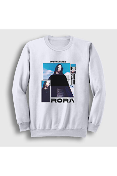 Presmono Unisex White Poster Rora Babymonster Baby Monster Sweatshirt 609251Tt