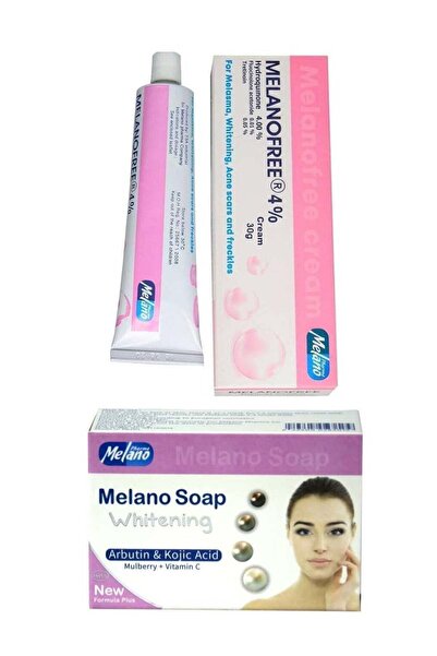 MELANO كريم ميلانو فارما ميلانو فري 4% 30 غ وصابون ميلانو لتفتيح البشرة مع ال...