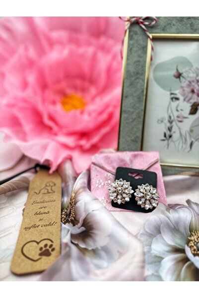 LA FIGURA Velvet Blossom gift set: silk scarf, shirt cufflinks, genuine Leath...