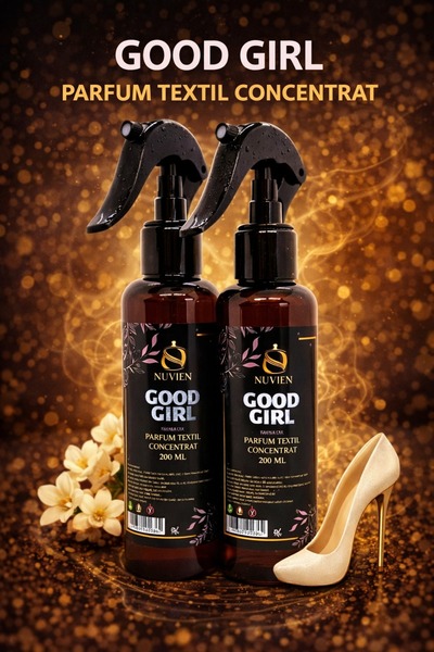 OEM Set 2 x Parfum Textil Concentrat Good Girl, 200 ml fiecare, Spray pentru ...