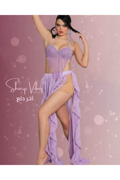Sharqi Vibes Orintal Belly Dance Costume Outfit Suit - Butterfly