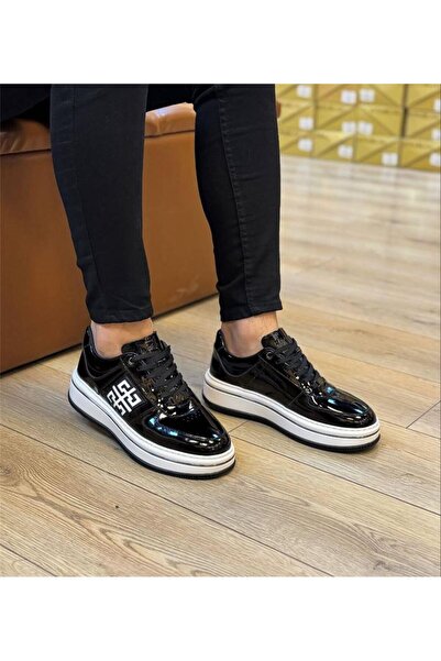 Parlak Tasarım Harikası İthal Taban Sneakers Ayakkabı
