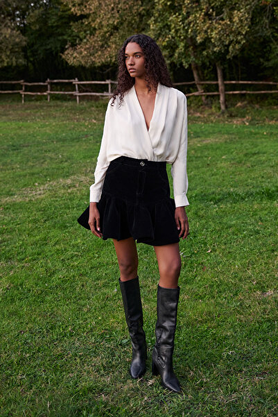 Dahlia Bianca Arianna Kadife Etek