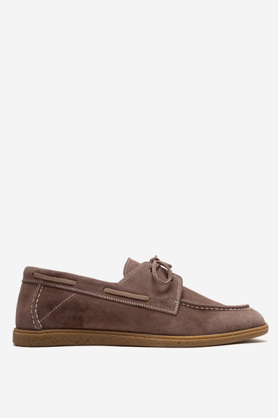 MARCOMEN Men's Lace-Up Shoes Flat Sole Loafers Real Leather Mc 21381 Vi̇zon