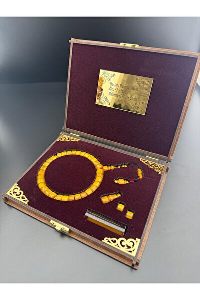 Jewel Master Mehmet Başkut's Signature Vip Seri Faturan Sıkma Amber Prayer Be...