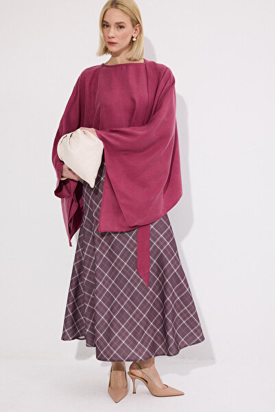 Touché Privé Plaid Saten Skirt