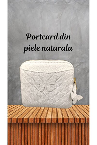 OEM Genuine Leather Card Holder with zipper, slim card holder, Compact card h...