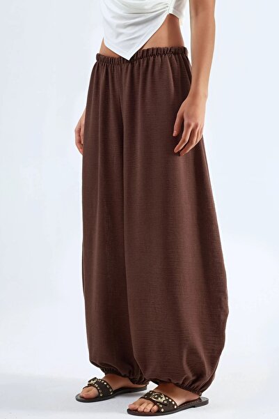 Hiccup BUSEM širok kroj Elastične pantalone