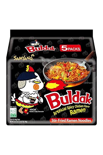 buldak SAMYANG HOT RAMEN 5 ADET HELAL