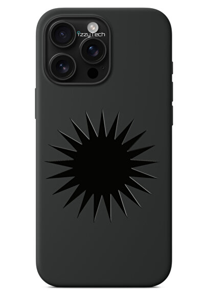 izzytech iPhone 15 Pro Max Compatible Black Phone Case – Eastern Sun Symbol G...