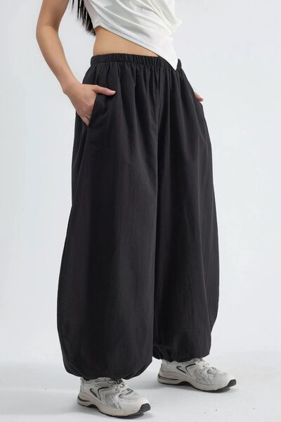 Hiccup BUSEM Sa džepovima Elastične pantalone sa balonom u struku